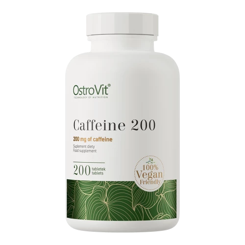 OstroVit - Kofeina 200 mg VEGE - 200 tabletek OstroVit - Kofeina 200 mg VEGE - 200 tabletek